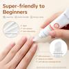 modelones Cuticle Cream, Ultra-Hydrating Nail Care for Damaged Nails Organic Jojoba Oil Vitamin E, Cuticle Non-greasy Dry Cracked Cuticles 15ML view 2