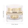 Beaupretty 1Pc Cream Empty Cream pots Cosmetics Bottle face Lotion jar Glass Terrarium with lid Cosmetic Bottle Lotion Holder Acrylic Eye Travel Body view 2