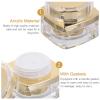 Beaupretty 1Pc Cream Empty Cream pots Cosmetics Bottle face Lotion jar Glass Terrarium with lid Cosmetic Bottle Lotion Holder Acrylic Eye Travel Body view 3