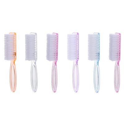 Brush Cleaner Nail Cleaner 6Pcs Nail Cleansing Nail Art Supplies for Nail Shop (Assorted Color) Nail Cleaning Nail Scrub Household Cleaning Nail Cleaning Brush
