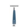MHLE RYTMO Double Edge Safety Razor (Closed Comb) For Men - Perfect for Every Day Use, Barbershop Quality Close Smooth Shave Petrol Blue view 1