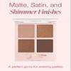 Mineral Fusion Eyeshadow Palette | Vegan Eye Makeup with Matte, Satin, and Shimmer Finishes | Natural, Lightweight Formula (Soiree) view 3