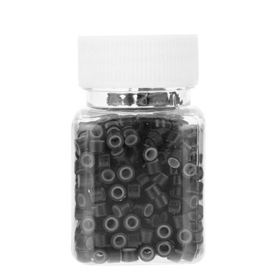 Beaupretty 500pcs Hair Extension Decorative Buckles for Dreadlocks and Braids Safe Material with Storage Bottle Hair Adornment Accessory
