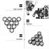 Beaupretty 500pcs Hair Extension Decorative Buckles for Dreadlocks and Braids Safe Material with Storage Bottle Hair Adornment Accessory view 4