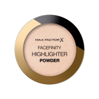 2 x Max Factor Facefinity Highlighter Powder Sealed, Weightless, Luminous Glow, Long-Lasting - 001 Nude Beam
