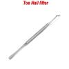 MEDSPO Professional Ingrown Toe Nail Cutters Clippers Pliers | Side Cutters Straight Curved | Beauty Gauges | Cuticle Pushers Skin Knife (Toe Nail Lifter Double End) view 2