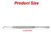 MEDSPO Professional Ingrown Toe Nail Cutters Clippers Pliers | Side Cutters Straight Curved | Beauty Gauges | Cuticle Pushers Skin Knife (Toe Nail Lifter Double End) view 3