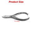 MEDSPO Professional Ingrown Toe Nail Cutters Clippers Pliers | Side Cutters Straight Curved | Beauty Gauges | Cuticle Pushers Skin Knife (Side Cutter Pattern Handle Curved) view 3