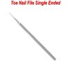 MEDSPO Professional Ingrown Toe Nail Cutters Clippers Pliers | Side Cutters Straight Curved | Beauty Gouges | Cuticle Pushers Skin Knife (Toe Nail File Single Ended) view 2