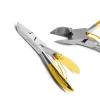 MEDSPO Professional Ingrown Toe Nail Cutters Clippers Pliers | Side Cutters Straight Curved | Beauty Gauges | Cuticle Pushers Skin Knife (Half Gold Cutter 10cm) view 1