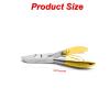 MEDSPO Professional Ingrown Toe Nail Cutters Clippers Pliers | Side Cutters Straight Curved | Beauty Gauges | Cuticle Pushers Skin Knife (Half Gold Cutter 10cm) view 3