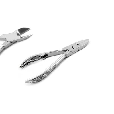 MEDSPO Professional Ingrown Toe Nail Cutters Clippers Pliers | Side Cutters Straight Curved | Beauty Gauges | Cuticle Pushers Skin Knife (ToeNail Cutter 10 cm)