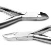 MEDSPO Professional Ingrown Toe Nail Cutters Clippers Pliers | Side Cutters Straight Curved | Beauty Gauges | Cuticle Pushers Skin Knife (Side Cutters Plain Handle Curved) view 4