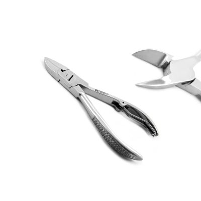 MEDSPO Professional Ingrown Toe Nail Cutters Clippers Pliers | Side Cutters Straight Curved | Beauty Gauges | Cuticle Pushers Skin Knife (ToeNail Cutter 12 cm)
