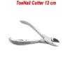 MEDSPO Professional Ingrown Toe Nail Cutters Clippers Pliers | Side Cutters Straight Curved | Beauty Gauges | Cuticle Pushers Skin Knife (ToeNail Cutter 12 cm) view 2