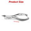MEDSPO Professional Ingrown Toe Nail Cutters Clippers Pliers | Side Cutters Straight Curved | Beauty Gauges | Cuticle Pushers Skin Knife (Moon Shape Cutter) view 3