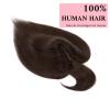 SEGO 100% Real Human Hair Toppers, with Air Bangs, Silk Base 150% Density, Clip in Topper, 2.75.1 HairPieces for Women, with Thinning/Hair Loss Cover Gray view 2