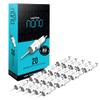 Vertix Nano Membrane Tattoo Cartridge Needles - Transparent & Detachable Tips - Medical-Grade 316L Stainless Steel - Tattoo Supplies and Equipment - 3 Tight Round Liner - 0.33mm (20 Count) view 1