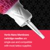 Vertix Nano Membrane Tattoo Cartridge Needles - Transparent & Detachable Tips - Medical-Grade 316L Stainless Steel - Tattoo Supplies and Equipment - 3 Tight Round Liner - 0.33mm (20 Count) view 3