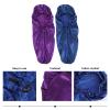 Beaupretty 2pcs Buckle Long Shower Caps for Women Hair Care Hat Silk Bonnet Elastic Headbands Beauty Headband Comfortable Silky Cap Miss Purple Satin Cosmetic Nursing Cap view 4