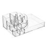 VOSAREA 1pc Transparent Acrylic Makeup Organizer for Cosmetics Desktop Finishing Box Versatile Storage for Jewelry Skincare and Items Lightweight Design for Easy Use view 1
