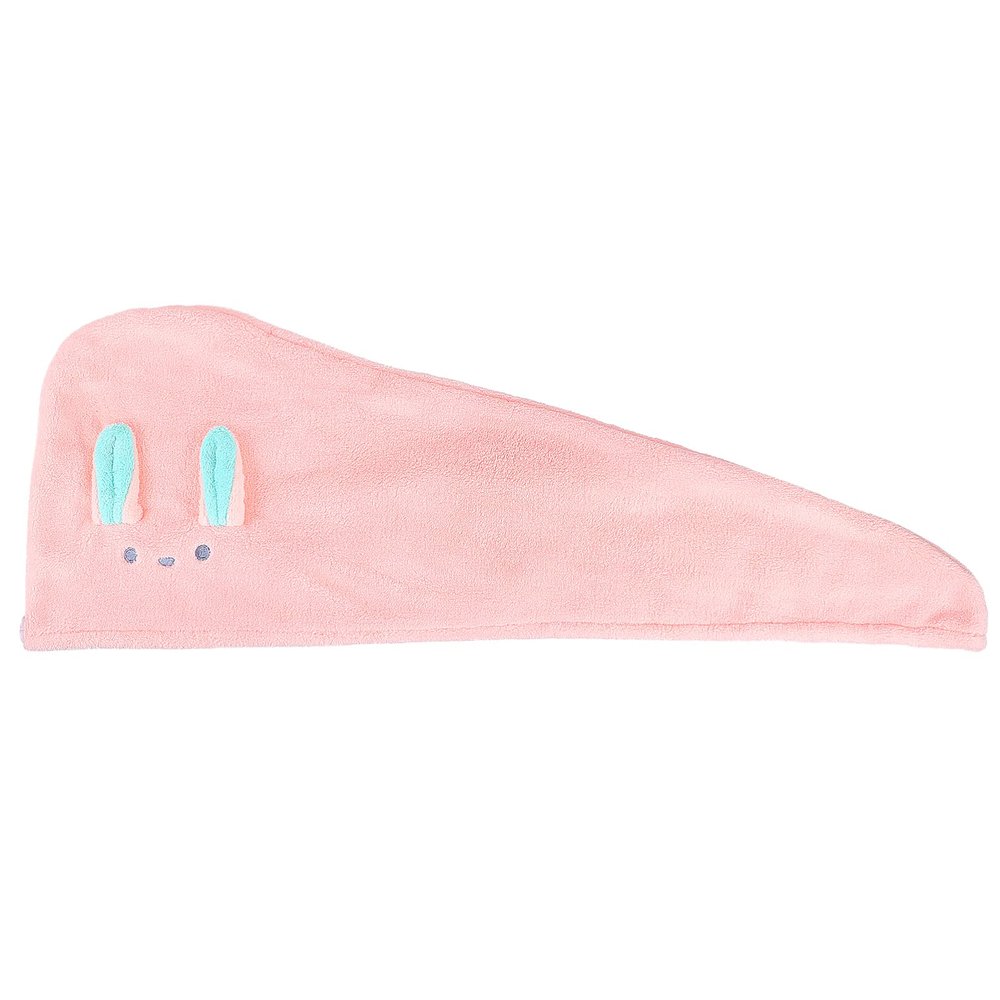 SOLUSTRE Shower Hat Cartoon Dry Hair Cap Boys and Girls Bathing Hat Soft Absorbent Hair Cover