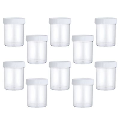 10pcs Box Cream Box Plastic Box Cosmetics Container Makeup Sample Container Sample Holder Cosmetics Sub Container Facial Cream Sub Jars Makeup Sub Container Cosmetics Holder