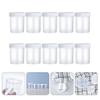 10pcs Box Cream Box Plastic Box Cosmetics Container Makeup Sample Container Sample Holder Cosmetics Sub Container Facial Cream Sub Jars Makeup Sub Container Cosmetics Holder view 2