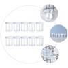 10pcs Box Cream Box Plastic Box Cosmetics Container Makeup Sample Container Sample Holder Cosmetics Sub Container Facial Cream Sub Jars Makeup Sub Container Cosmetics Holder view 3