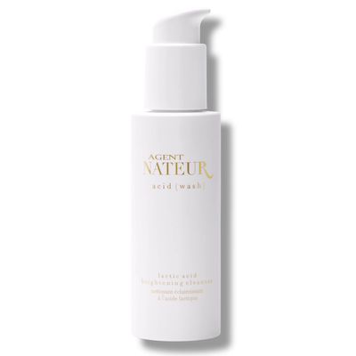 Agent Nateur - acid (wash) Natural Lactic Acid Skin Illuminating Cleanser | Vegan, Non-Toxic, Clean Skincare (4.05 fl oz | 120 mL)