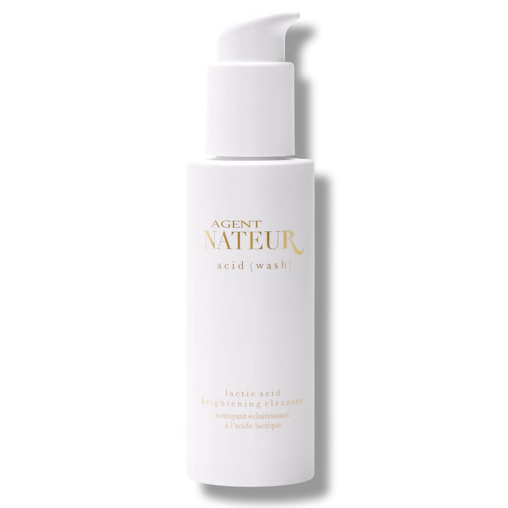 Agent Nateur - acid (wash) Natural Lactic Acid Skin Illuminating Cleanser | Vegan, Non-Toxic, Clean Skincare (4.05 fl oz | 120 mL)