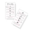 Lashicorn Microneedling Aftercare Cards | 50 Pack | Size 2x3.5 inches Business Card Size | Skin Rejuvenating Microneedling | AntiAging AntiWrinkle Microneedle | Marble Design view 1