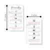 Lashicorn Microneedling Aftercare Cards | 50 Pack | Size 2x3.5 inches Business Card Size | Skin Rejuvenating Microneedling | AntiAging AntiWrinkle Microneedle | Marble Design view 2