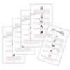 Lashicorn Microneedling Aftercare Cards | 50 Pack | Size 2x3.5 inches Business Card Size | Skin Rejuvenating Microneedling | AntiAging AntiWrinkle Microneedle | Marble Design view 4