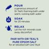 Dr Teal's Foaming Bath with Pure Epsom Salt, Relax & Relief with Eucalyptus & Spearmint, 34 fl oz (Pack of 4) view 3