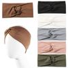 Artilady 6 Pack Wide Boho Headbands for Women - Soft Yoga Elastic Hair Bands for Girls Workout Running Sport Headwrap Non-slip Breathable (Sunset) view 2