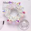 Lotus Shape Glass Dappen Dish Nail Art Acrylic Liquid Powder Crystal Bowl Glass Nail Crystal Cup with Lid for Nail Art Care Tools for Women Small view 3