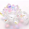 Lotus Shape Glass Dappen Dish Nail Art Acrylic Liquid Powder Crystal Bowl Glass Nail Crystal Cup with Lid for Nail Art Care Tools for Women Small view 4