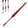 Kolinsky Acrylic Nail Brush Size 22, Acrylic Nail Brush for Acrylic Powder Nail Carved and Extend Nails, Kolinsky Hair Red Wooden Handle for Beginner and Professional view 1