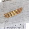 Double Shading 15Pin Microblading Needles Golden Double-Row 15P Curved Embroidery Blades For Permanent Makeup Manual Pen Tools view 4