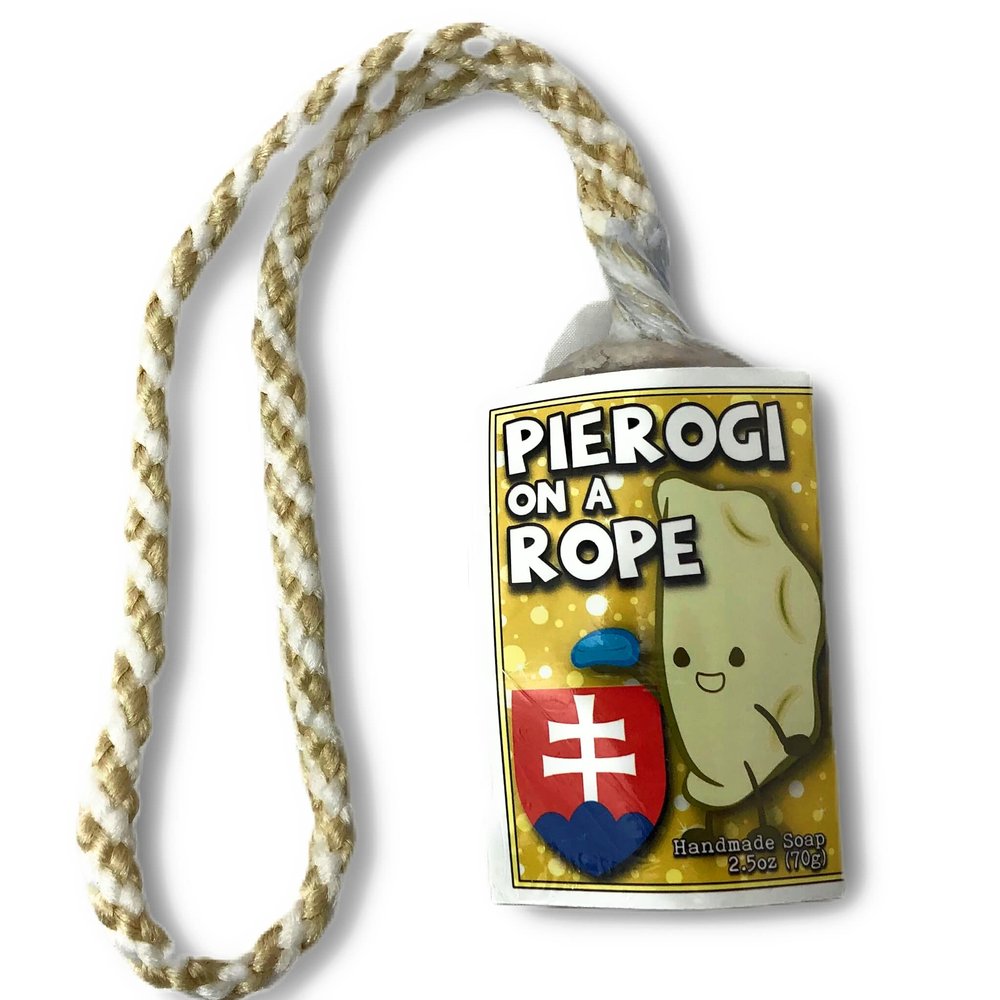 Pierogi Soap on a Rope Slovakian Harvest