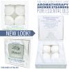 Eucalyptus Shower Steamer Aromatherapy in Your Shower, American Made by Luxiny, Shower Bomb Tablets Melt to Release a Vapor for Natural Stress Relief - Pack of 4 XL Steamers (Eucalyptus Spearmint) view 2