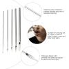 prgislew Ear Nose Catheter Piercing- 50Pcs Mixed Piercing Kit 12G 14G 16G 18G and 20G Hollow Catheter Piercing for Piercing Ear Nose Navel Nipple Lip Piercing Kits Piercing Tools Piercing Supplies view 2