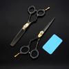Hair Cutting Scissors, 5.5inch left hand Professional Hair Scissors Barber Scissors Hairdressing Tools Hair Cutting Shears Sets Salon Haircut Kit BY ZZYY (Color : Blue set) view 4