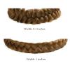 STHEJFB Braid Headband 2 3 Strands combinations Messy Wide Chunky Fluffy Elastic Stretch Hairpiece Braided Headband Women Girl Beauty accessory (Braid pioneer C) view 2