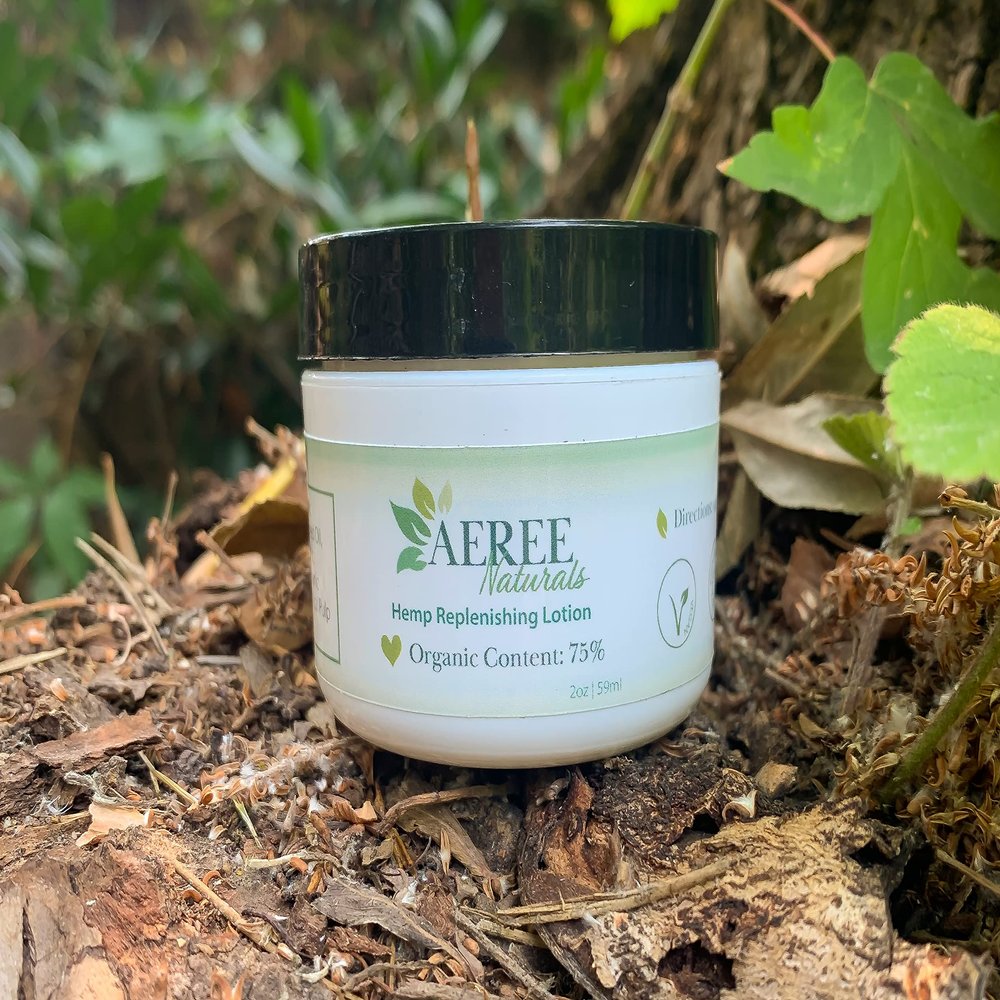 Aeree Naturals Hemp Replenishing Lotion (Peppermint)