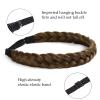 STHEJFB Braid Headband 2 3 Strands combinations Messy Wide Chunky Fluffy Elastic Stretch Hairpiece Braided Headband Women Girl Beauty accessory (Braid pioneer B) view 4