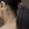 SOLUSTRE 12pcs Hair Claw Clip Pink Hair Clips Women Claw Clips Pink Accessories Styling Flower Clip Pin Red Small Grip pin Girl Child Vintage view 2