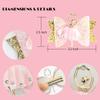 Artibox 3PCS Hair Clips for Girls, Ballet Girl Bow Clips No Slip Alligator Clips Hair Accessories Glitter Rhinestone Barrettes Hairpins for Dance Sport Party view 2