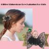 Artibox 3PCS Hair Clips for Girls, Ballet Girl Bow Clips No Slip Alligator Clips Hair Accessories Glitter Rhinestone Barrettes Hairpins for Dance Sport Party view 4